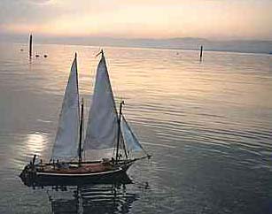 Sur le lac Leman...