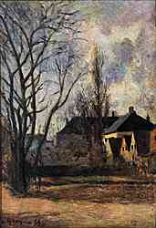 Paysage d’hiver, à Copenhague