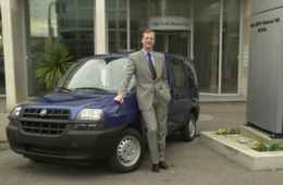 M. Fabrice d'Arche et le Fiat Dobl